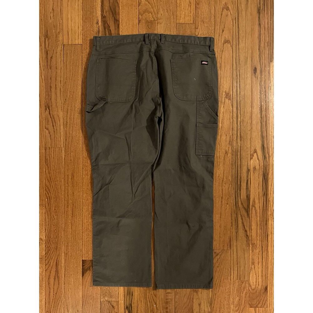 Men's‎ 42x32 Dickies Green Carpenter Duck Canvas Utility Work Pants Y2K Skater